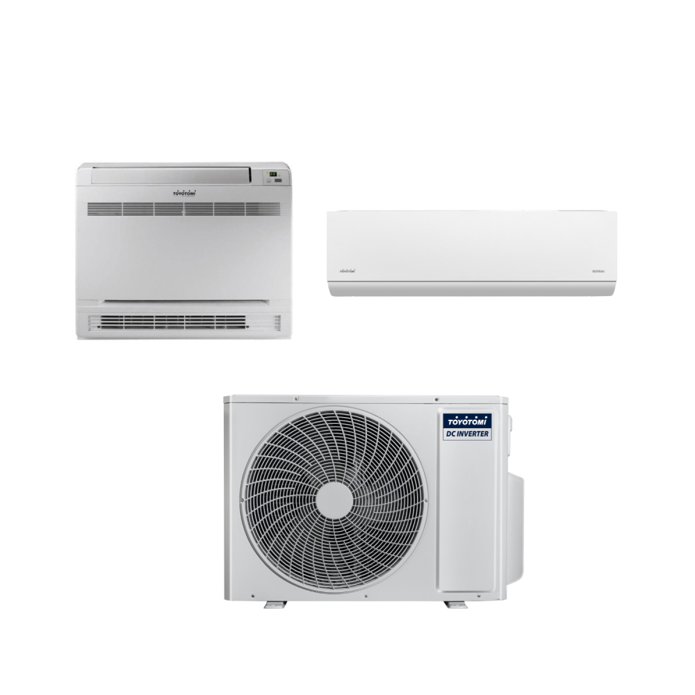 Multi Split Toyotomi Japan MULR32-24INV-3 24000 Btu, Apartament 1+1 Siperfaqe 60-80 m2, 9+18 Kbtu